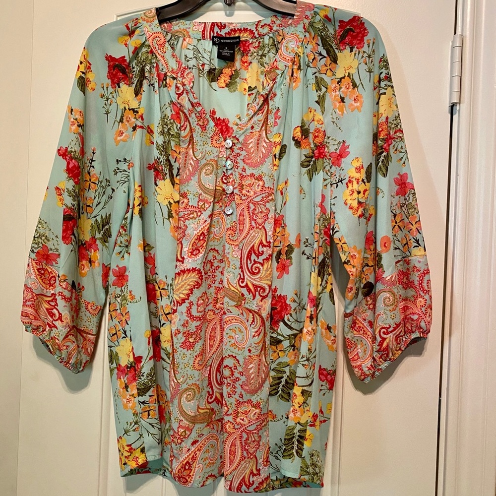 New Directions 3/4 Sleeve Blouse